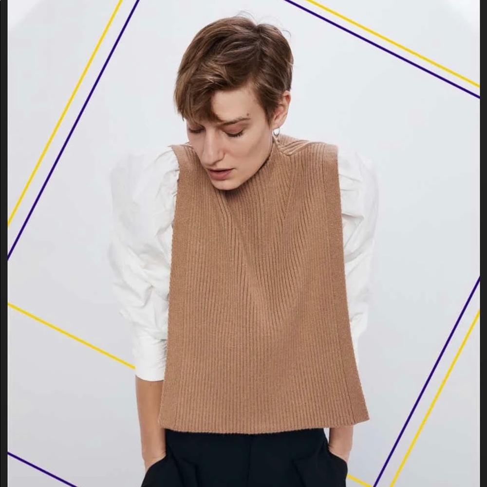 ZARA knit sweater vest